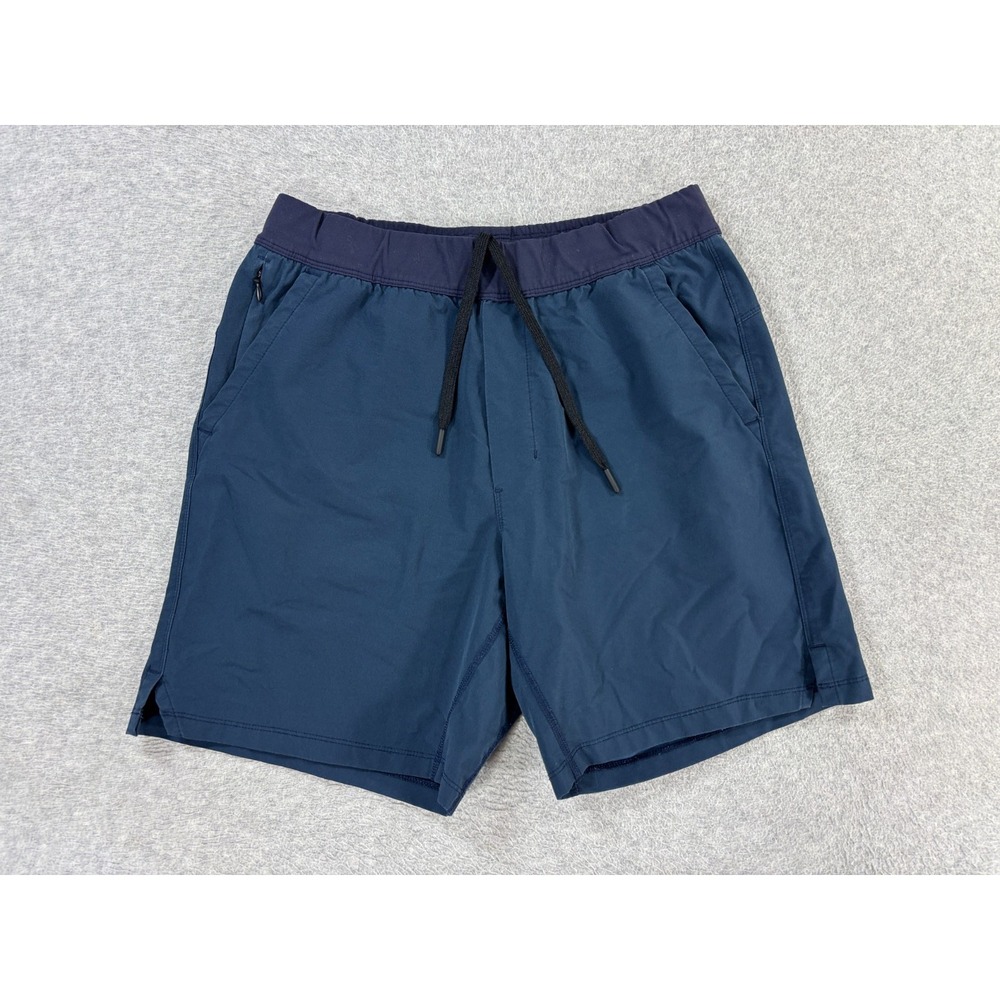 Public Rec FLEX Athletic Training Running Shorts (Men's 32) Blue - 7"‎